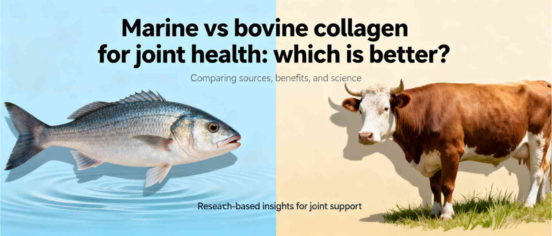 Marine vs bovine collagen for joint health: which is better?