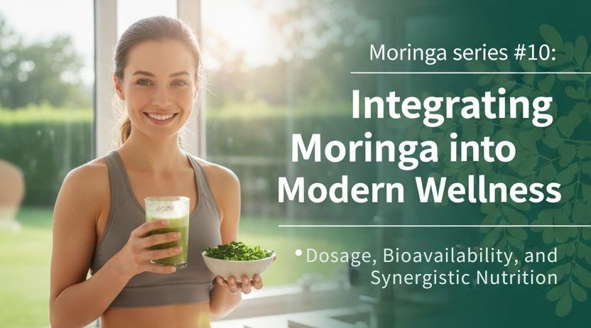 Moringa series #10: Integrating Moringa into Modern Wellness: Dosage, Bioavailability, and Synergistic Nutrition
