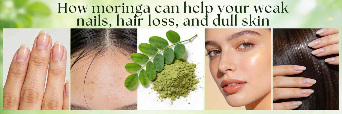 How moringa can help your weak nails, hair loss, and dull skin