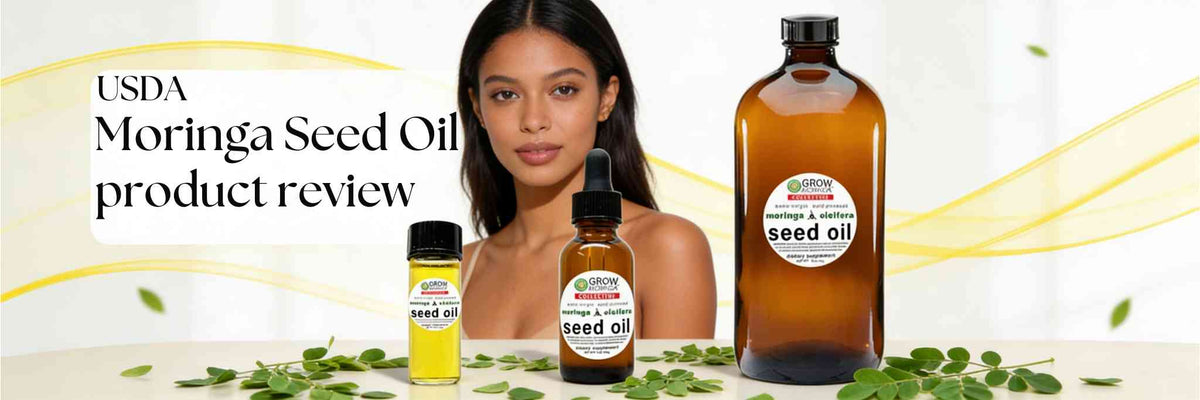USDA Moringa Seed Oil product review from the Grow Moringa Collective