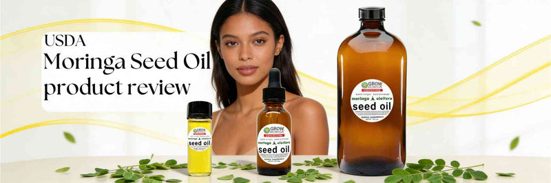 USDA Moringa Seed Oil product review from the Grow Moringa Collective