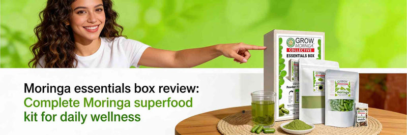 Moringa essentials box review: Complete Moringa superfood kit for daily wellness