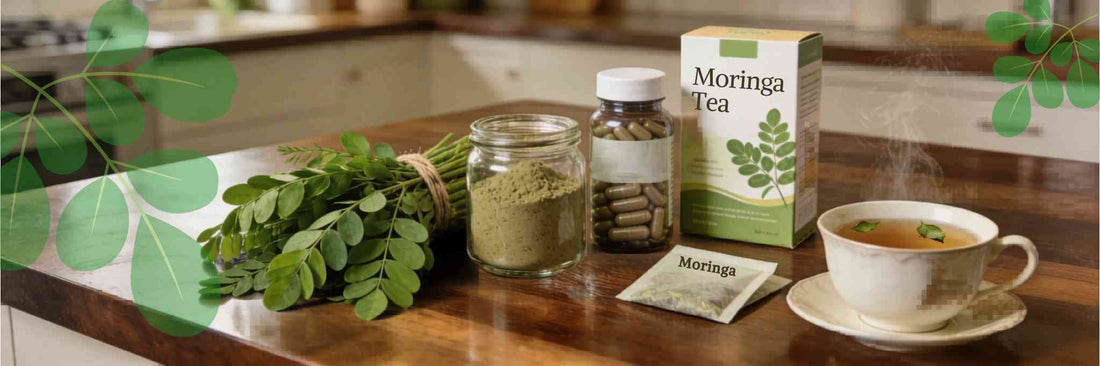 Moringa leaves, powder, capsules, or tea: What’s the best way to take Moringa for your health goals?