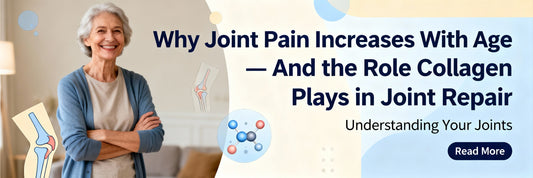 Why joint pain increases with age — And the role collagen plays in joint repair
