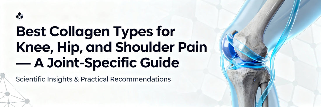 Best Collagen types for knee, hip, and shoulder pain — A joint-specific guide