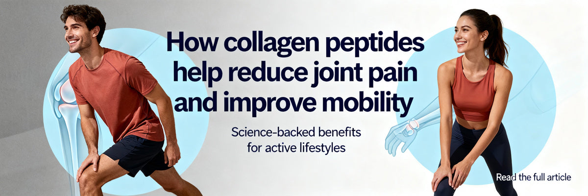 How collagen peptides help reduce joint pain and improve mobility