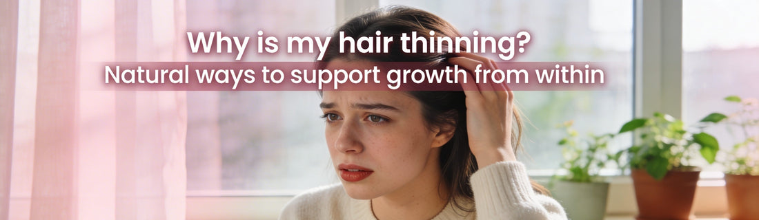Why is my hair thinning? Natural ways to support growth from within